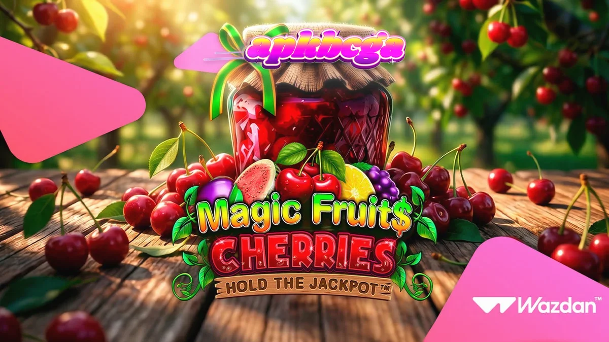 Tampilan visual slot Magic Fruit$: Cherries dengan tema buah modern
