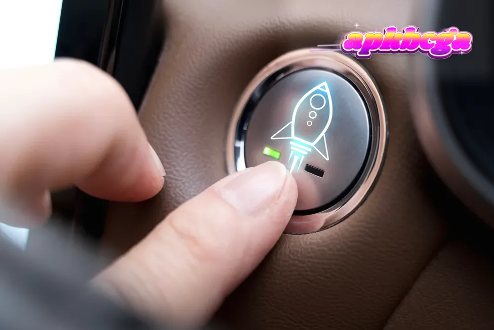 Pemandangan mesin slot digital modern dengan grafis yang tajam dan antarmuka ramah pengguna.